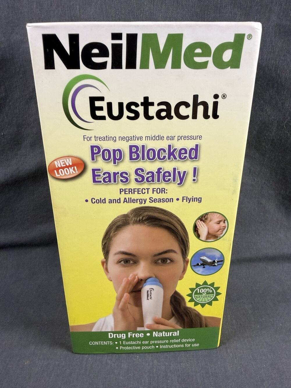 NeilMed Eustachi Safely Pop Blocked Ears - Treating Negative Middle Ear Pressure